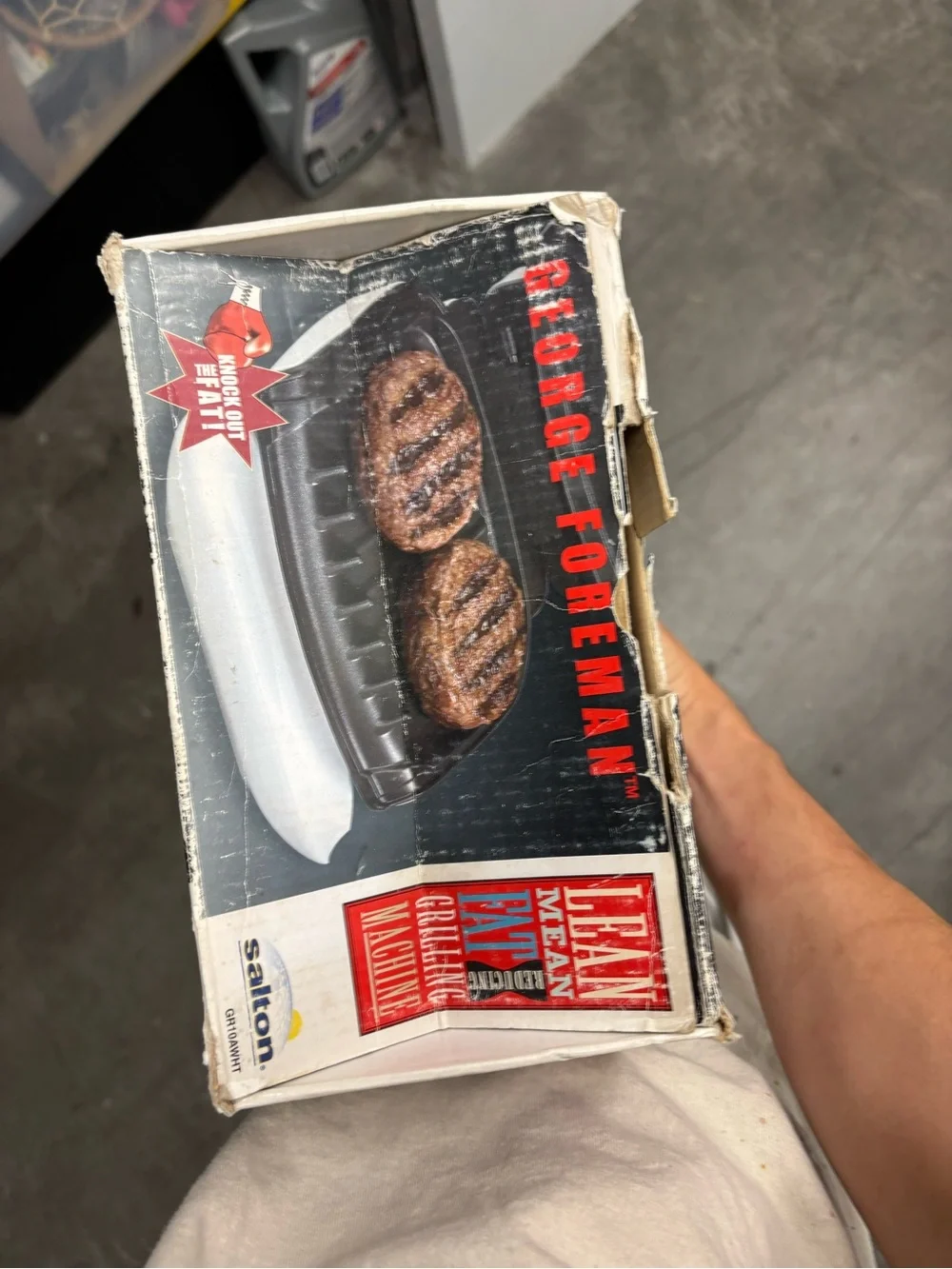 George Foreman Lean Mean Fat Grilling Machine GR10AWHT